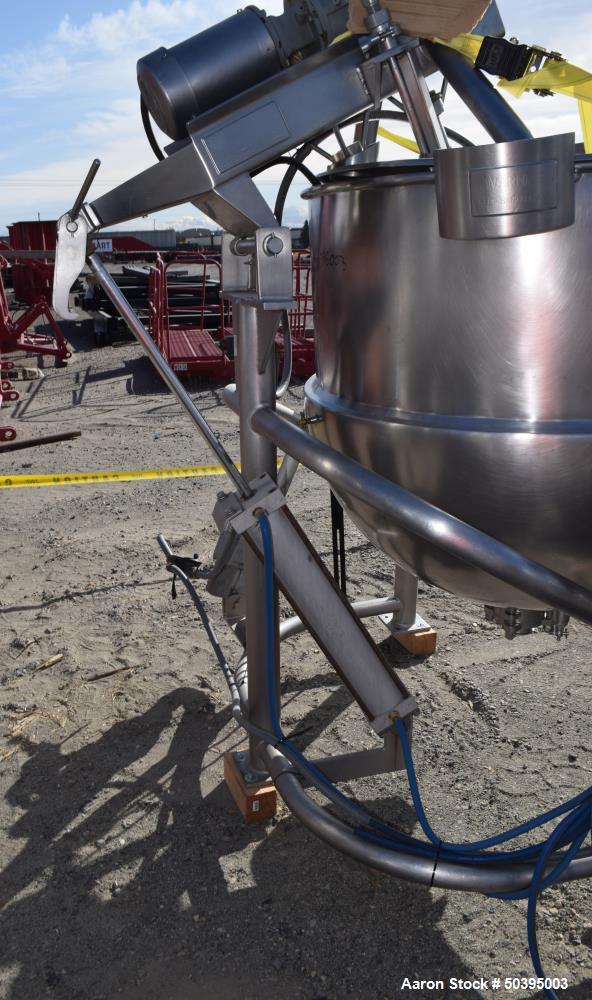 Used Hamilton Style CW Tilting Kettle, 150 Gallon, 316 Stainless Steel