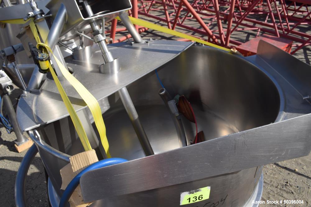 Used Hamilton Style CW Tilting Kettle, 150 Gallon, 316 Stainless Steel