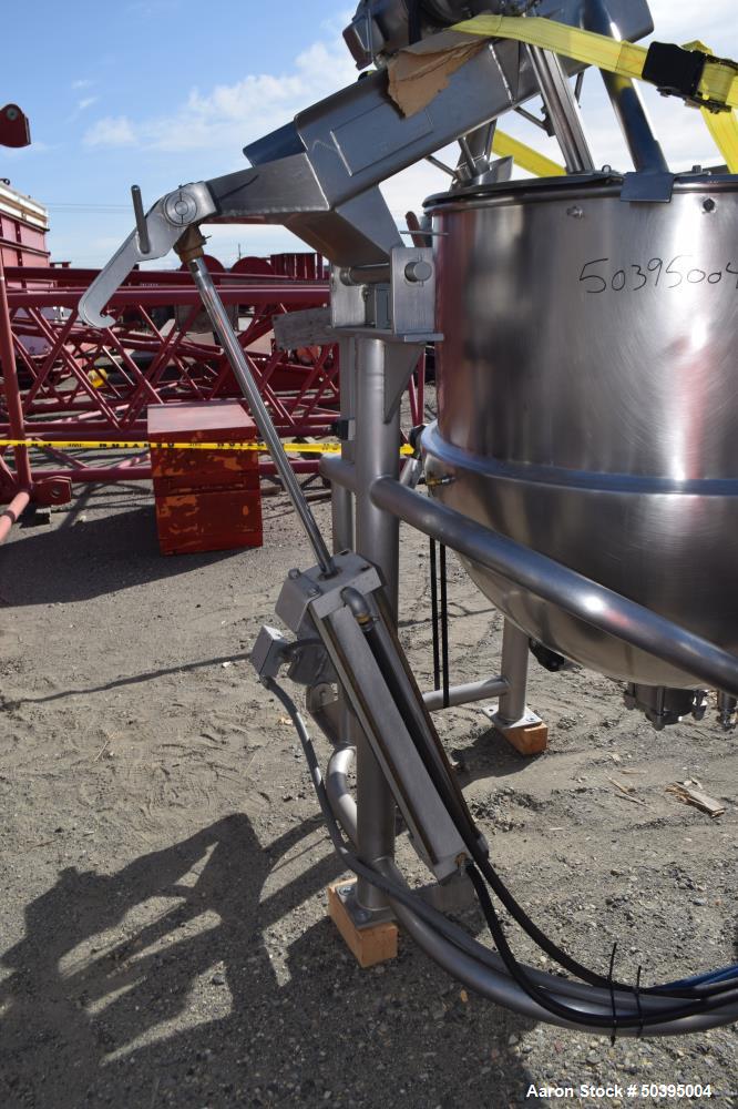 Used Hamilton Style CW Tilting Kettle, 150 Gallon, 316 Stainless Steel