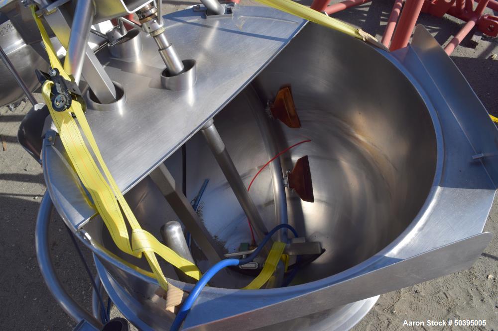 Used Hamilton Style CW Tilting Kettle, 150 Gallon, 316 Stainless Steel