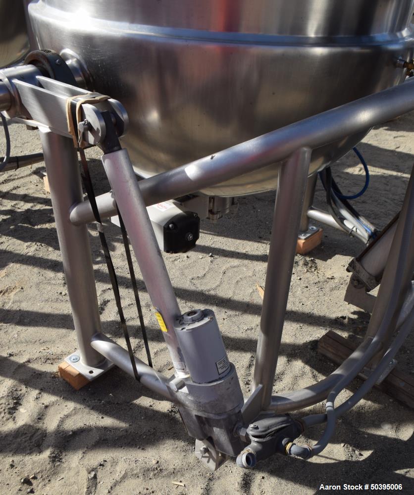Used Hamilton Style CW Tilting Kettle, 150 Gallon, 316 Stainless Steel