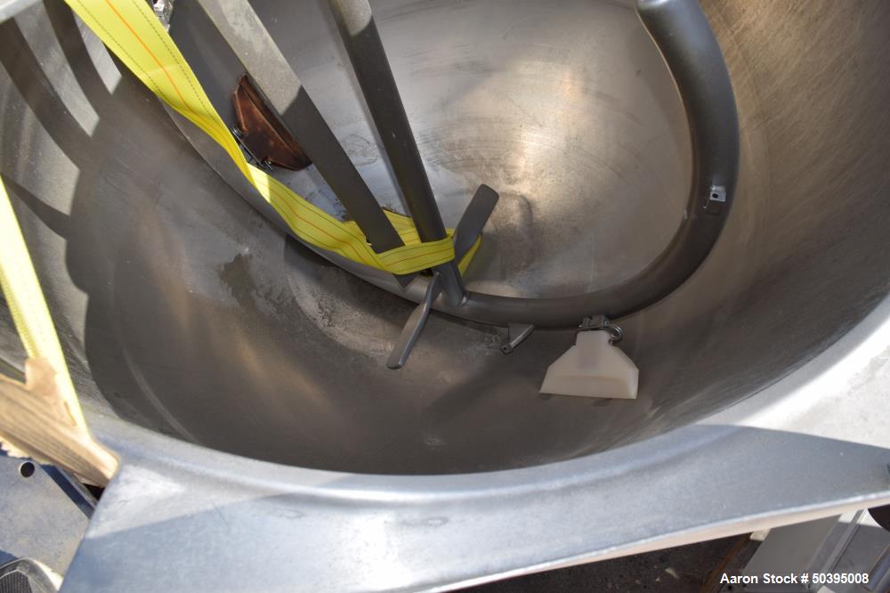Used Hamilton Style CW Tilting Kettle, 150 Gallon, 316 Stainless Steel