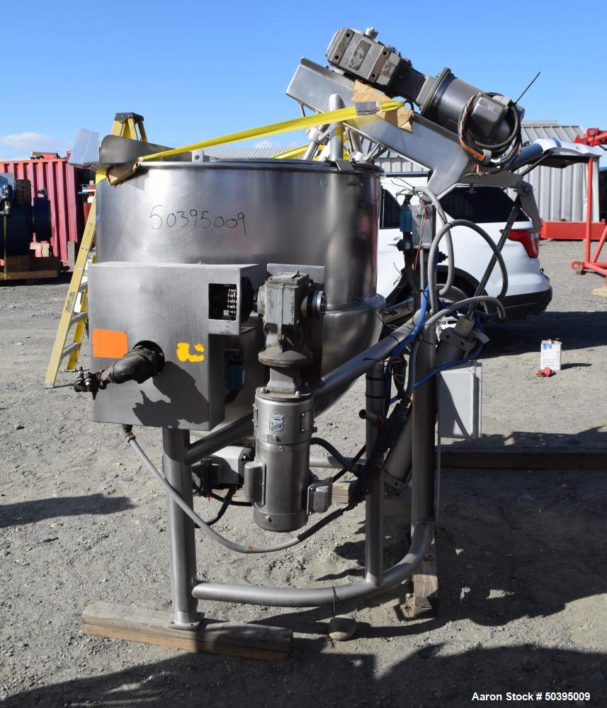 Used Hamilton Style CW Tilting Kettle, 150 Gallon, 316 Stainless Steel.