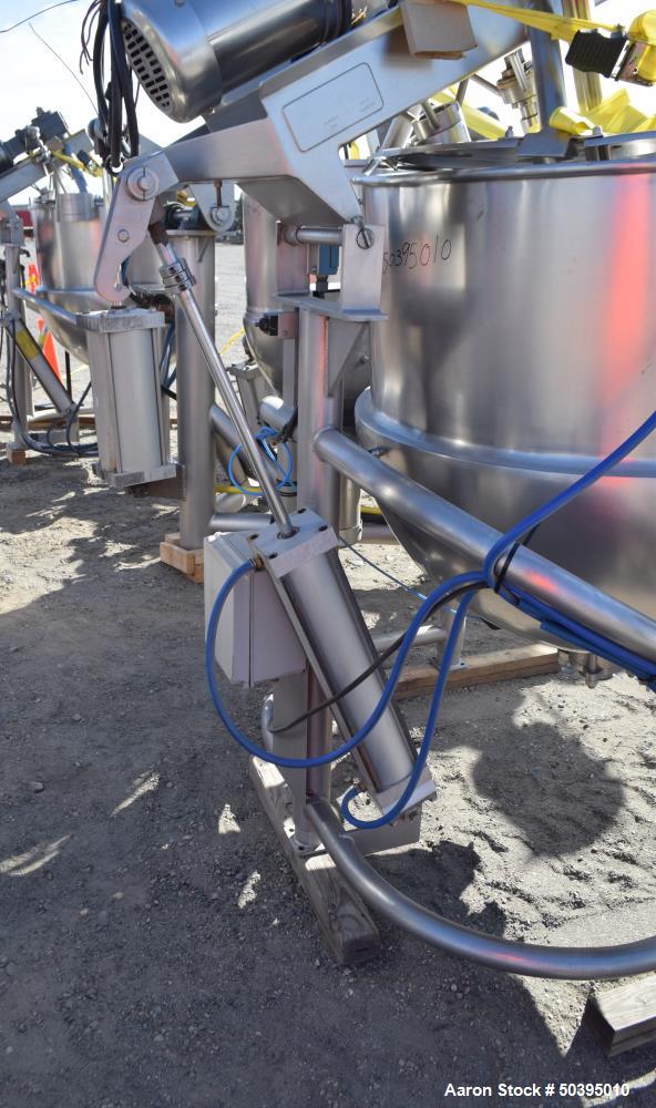 Used Hamilton Style CW Tilting Kettle, 150 Gallon, 316 Stainless Steel.