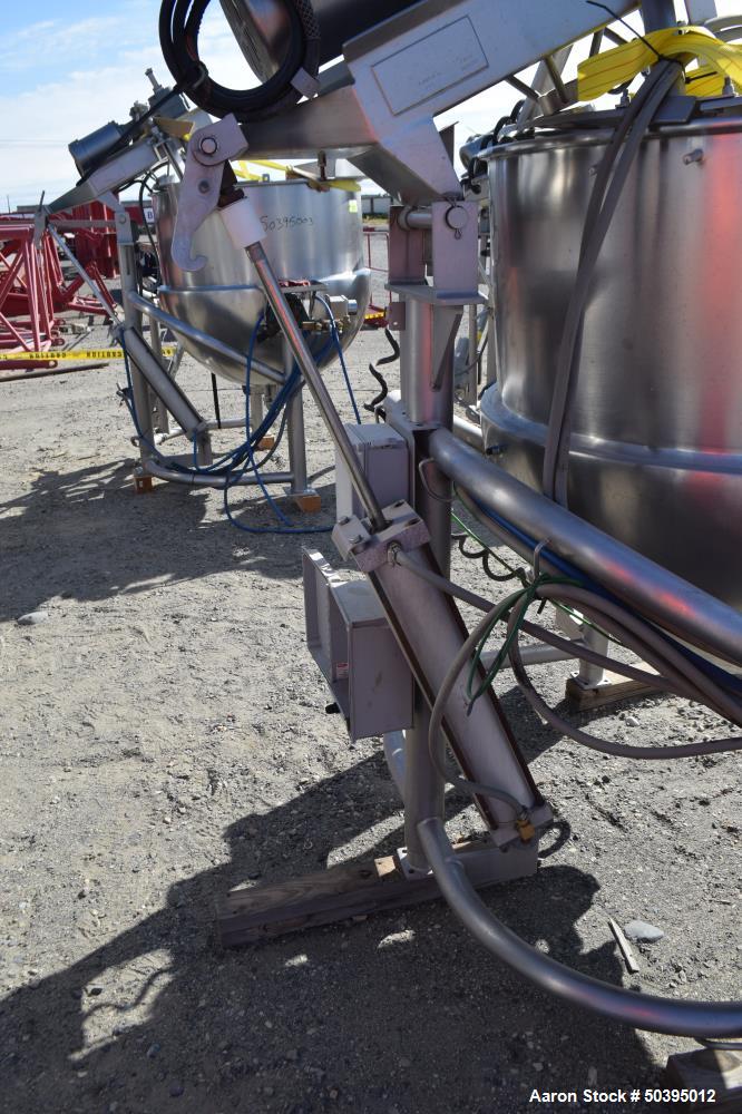 Used Hamilton Style CW Tilting Kettle, 150 Gallon, 316 Stainless Steel.