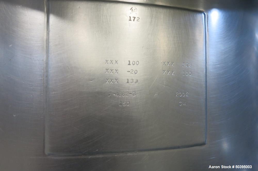 Used Hamilton Style CW Tilting Kettle, 150 Gallon, 316 Stainless Steel