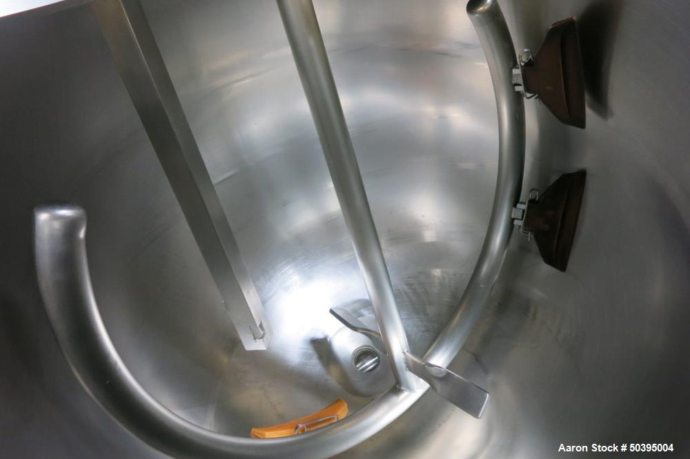 Used Hamilton Style CW Tilting Kettle, 150 Gallon, 316 Stainless Steel