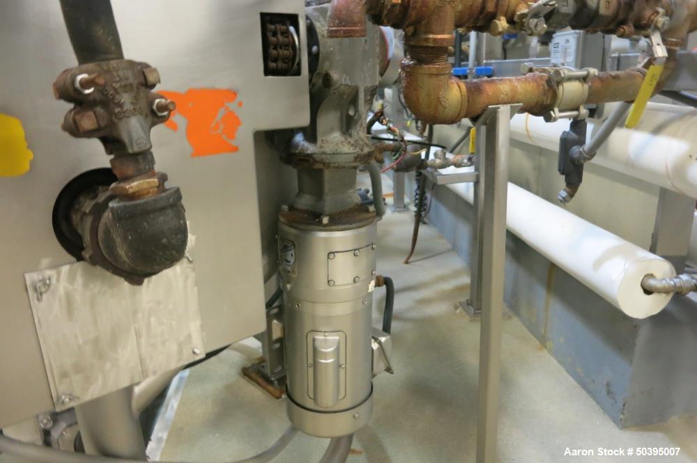 Used Hamilton Style CW Tilting Kettle, 150 Gallon, 316 Stainless Steel.