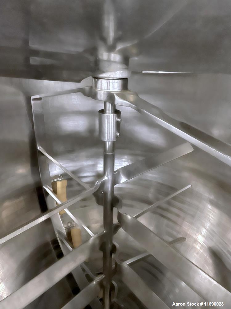 Hamilton 300 Gallon Double Motion Hemispherical Jacketed Scraper Kettle.