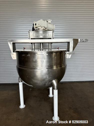 Used- Hamilton 200 Gallon Triple Motion Stainless Steel Kettle