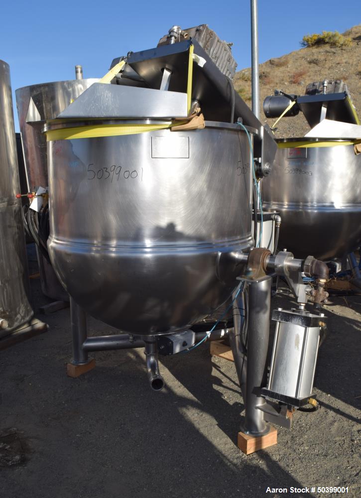 Used Lee Industries Kettle,150 Gallon, Model 150DN/INA/2SP