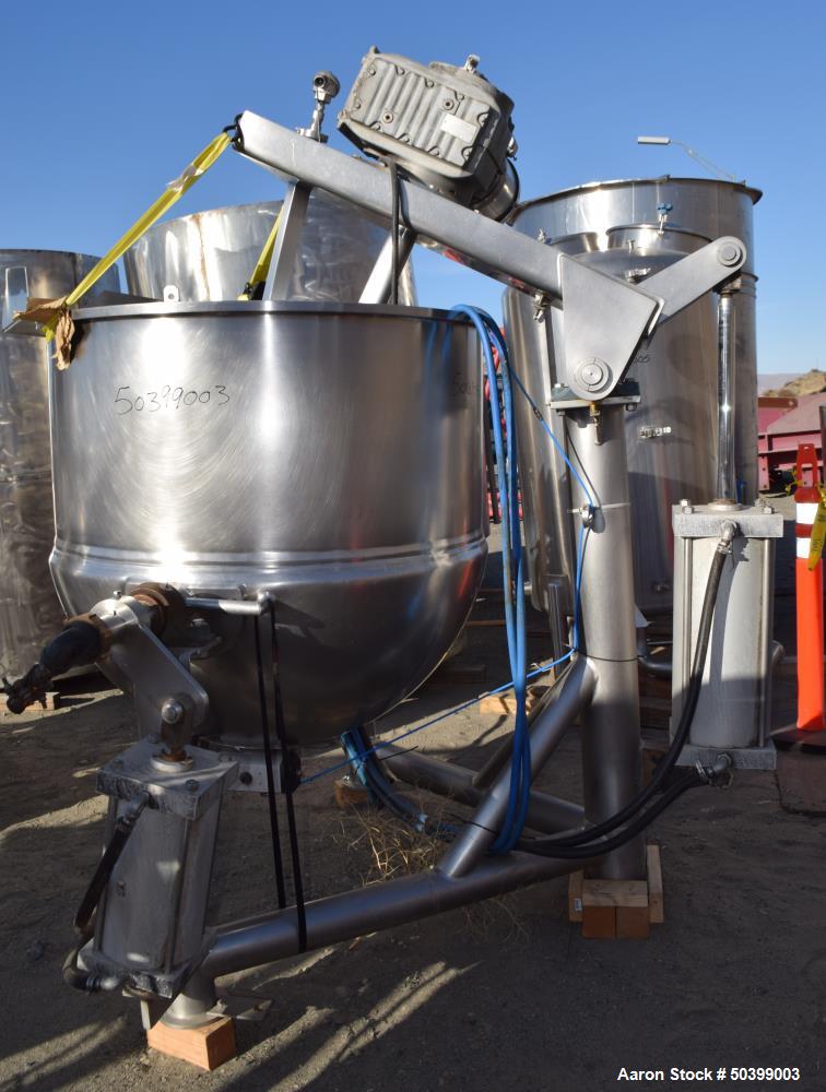 Used- Lee Industries Kettle,150 Gallon, Model 150DN/INA/2SP