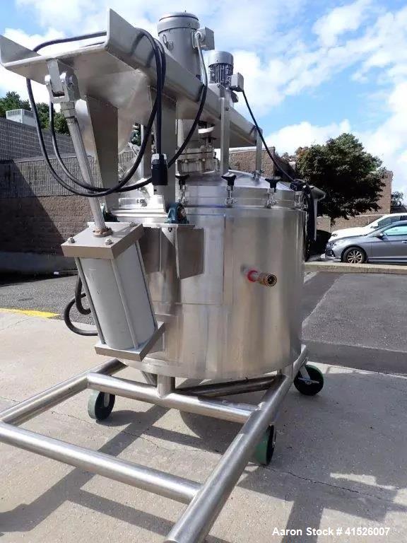 Used Lee 250 Gallon Stainless Steel Sanitary Jacketed Agitated Vacuum Kettle/Re