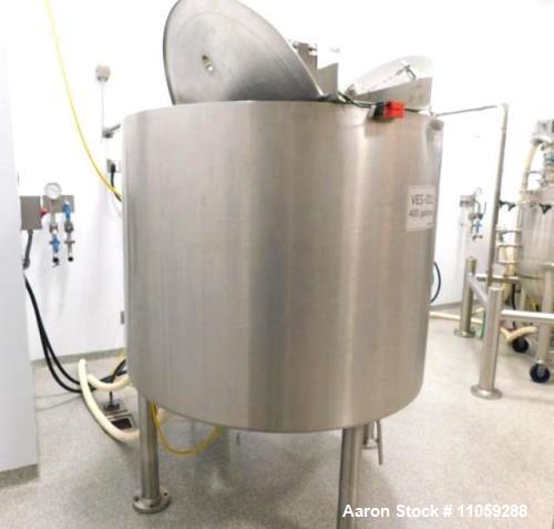 Used 400 Gallon Lee Sanitary Jacketed Double Motion Mix Kettle