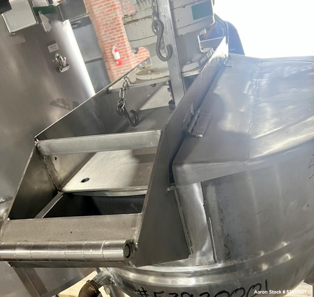 Stainless Steel Steam Jacketed Mix Kettle – Lee Industries D7S 50 Gal