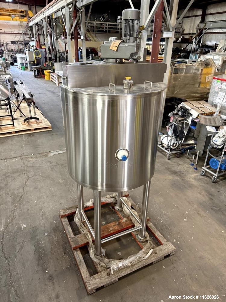 Used Lee RA-150 150-Gallon 316 Stainless Steel Jacketed Kettle with Scrape Surface Agitation