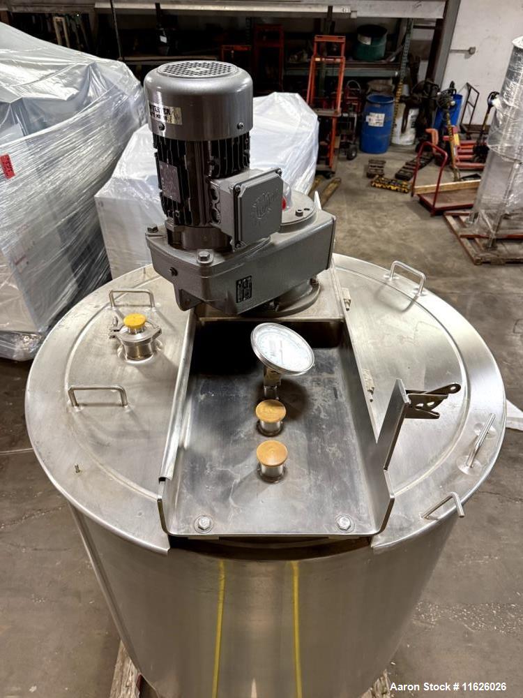 Used Lee RA-150 150-Gallon 316 Stainless Steel Jacketed Kettle with Scrape Surface Agitation