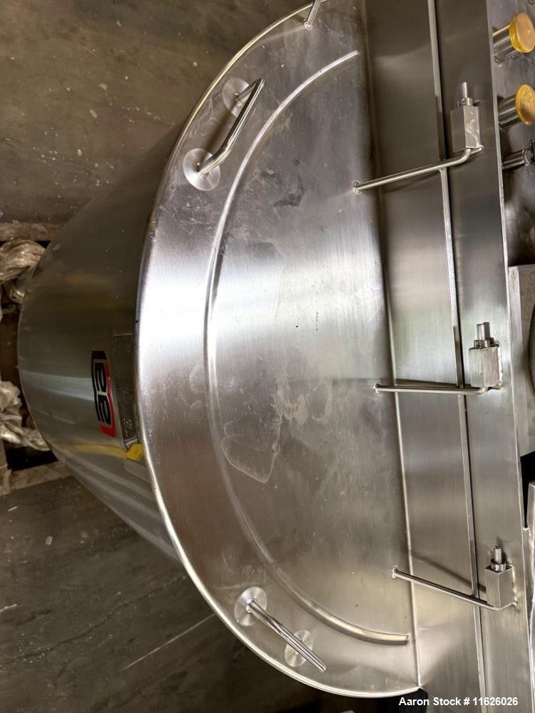 Used Lee RA-150 150-Gallon 316 Stainless Steel Jacketed Kettle with Scrape Surface Agitation