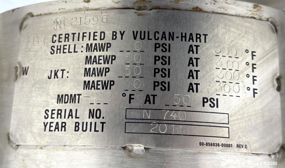 Pre-Owned Vulcan K6ETT Electric Counter Kettle | 6 Gal | 50 PSI