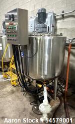 Electrically heated 200 Gallon Stainless steel Kettle
