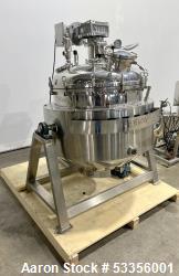 Used-Like New, Flowtam Sanitary Process Equipment, Kettle, 52.8 Gallon / 200 Liter, 304 Stainless steel. Jacketed. Model GJC...