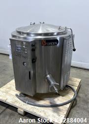  Groen Electric Steam Jacketed Kettle, Model EE-40, 40 Gallon Capacity, 304 Stainless Steel. Approxi...