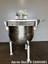 Used- Hamilton 200 Gallon Triple Motion Stainless Steel Kettle