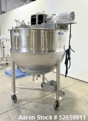  Lee Process Stainless Steel Kettle, Model 300D9MS, 300 Gallon, 316 Stainless Steel, Vertical. 304 S...