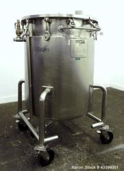  Tolan Machinery Kettle, 79 Gallon (300 Liter), 316 Stainless Steel, Vertical. 28" Diameter x 36" st...
