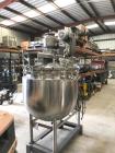 Used- Stainless Steel Triple Motion Vacuum Sanitary Kettle. 100 Gallon