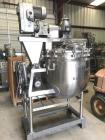 Used- Stainless Steel Triple Motion Vacuum Sanitary Kettle. 100 Gallon