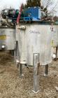 Used - Ross 125 Gallon Stainless Steel Mix Kettle, Model 361-100, Jacketed, 10 HP Motor