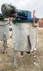 Used - Ross 125 Gallon Stainless Steel Mix Kettle, Model 361-100, Jacketed, 10 HP Motor