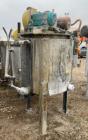 Industrial Ross 125 Gallon Mix Kettle, Stainless Steel, Jacketed, Double Motion Agitator