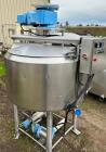 Cherry-Burrell 200 Gallon Cone-Bottom Stainless Steel Jacketed Processor Tank wi