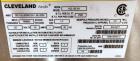 Used Cleveland KGL-60-SH Short Series Natural Gas 60 Gallon Stationary Full Stea