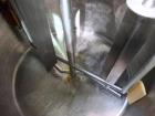 Used- DCI Scraper Agitated Mixing Kettle, 400 Gallon, Stainless Steel, Vertical.