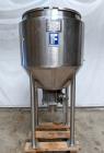 Used Feldmeier 90 Gallon Jacketed Tank, Stainless Steel, Vertical.