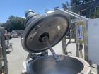 Used Groen 10 Gallon Vacuum Mix Kettle, Stainless steel.