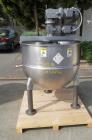 Used-Groen 150 Gallon Stainless Steel Jacketed Kettle with Double-Motion Scrape