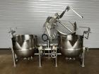 Used-Groen Model DTA-3-60 SP Twin 60 Gallon Kettles