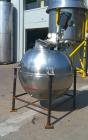 Used Groen Inclined Agitated Kettle, 250 Gallon | Model INA-250 | 316 SS | Jacketed | 5 HP Agitator