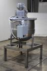 Used Groen 100 Gallon Mix Kettle, Model N-100 SP, Stainless Steel, Vertical. Approximate 36