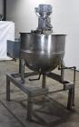 Used Groen 100 Gallon Mix Kettle, Model N-100 SP, Stainless Steel, Vertical. Approximate 36