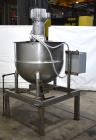 Used Groen 100 Gallon Mix Kettle, Model N-100 SP, Stainless Steel, Vertical. Approximate 36