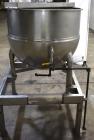 Used- Groen 100 Gallon Mix Kettle, Model N-100 SP, Stainless Steel, Vertical. Approximate 36