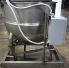 Used- Groen 100 Gallon Mix Kettle, Model N-100 SP, Stainless Steel, Vertical. Approximate 36