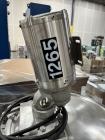 Used Groen electrically heated stainless steel kettle. approximately 50 gallons with top agitator drive.