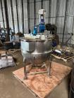 Used Groen Kettle, 100 Gallon capacity, Model TA100 SP, Anchor style agitator.