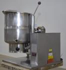 Used- Groen Table Top Kettle, Model TDH/40-SP, 40 Quart Capacity, Stainless Steel. Approximate 16-1/2